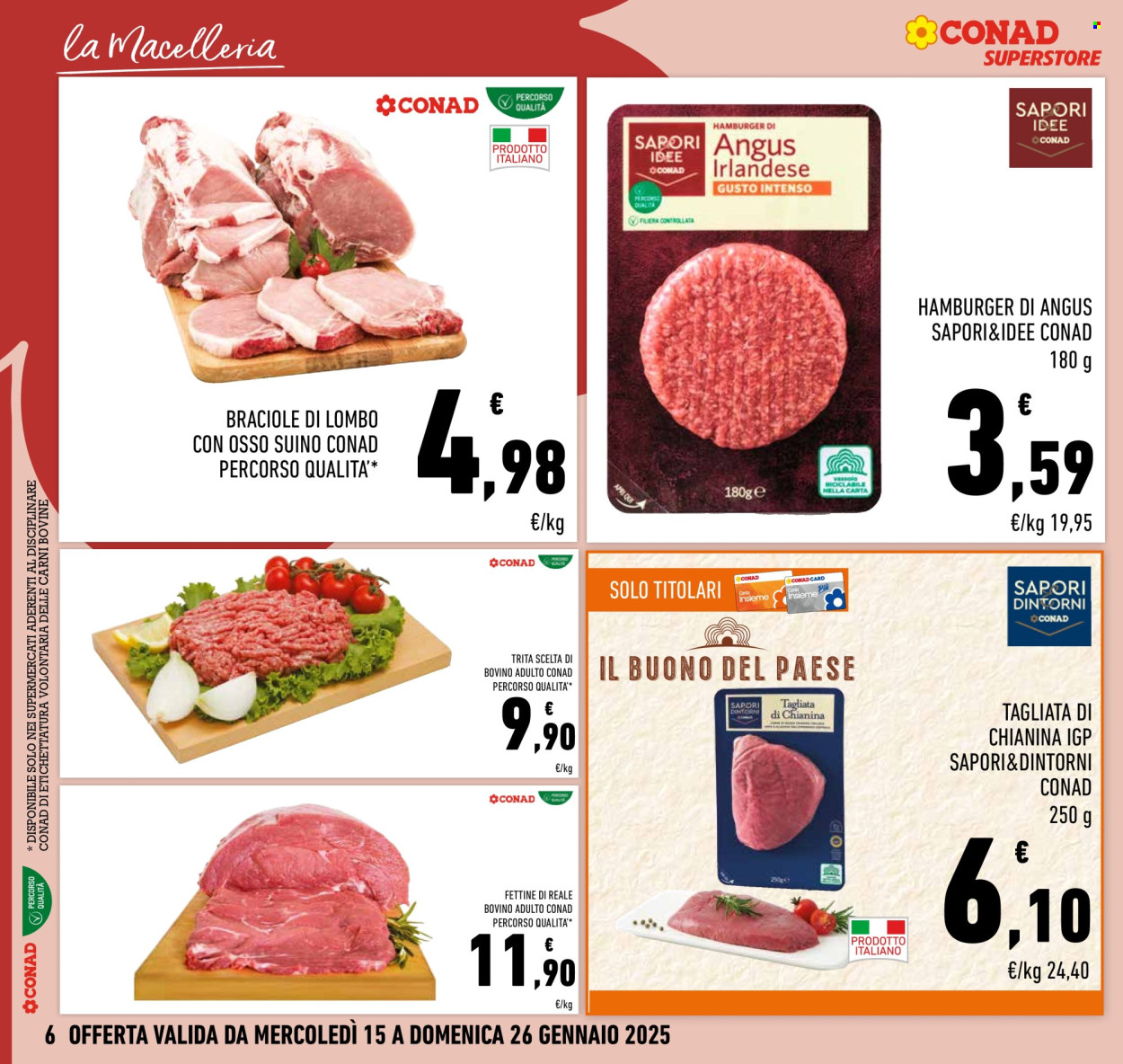 Volantino Conad Superstore - 15/1/2025 - 26/1/2025. Pagina 1