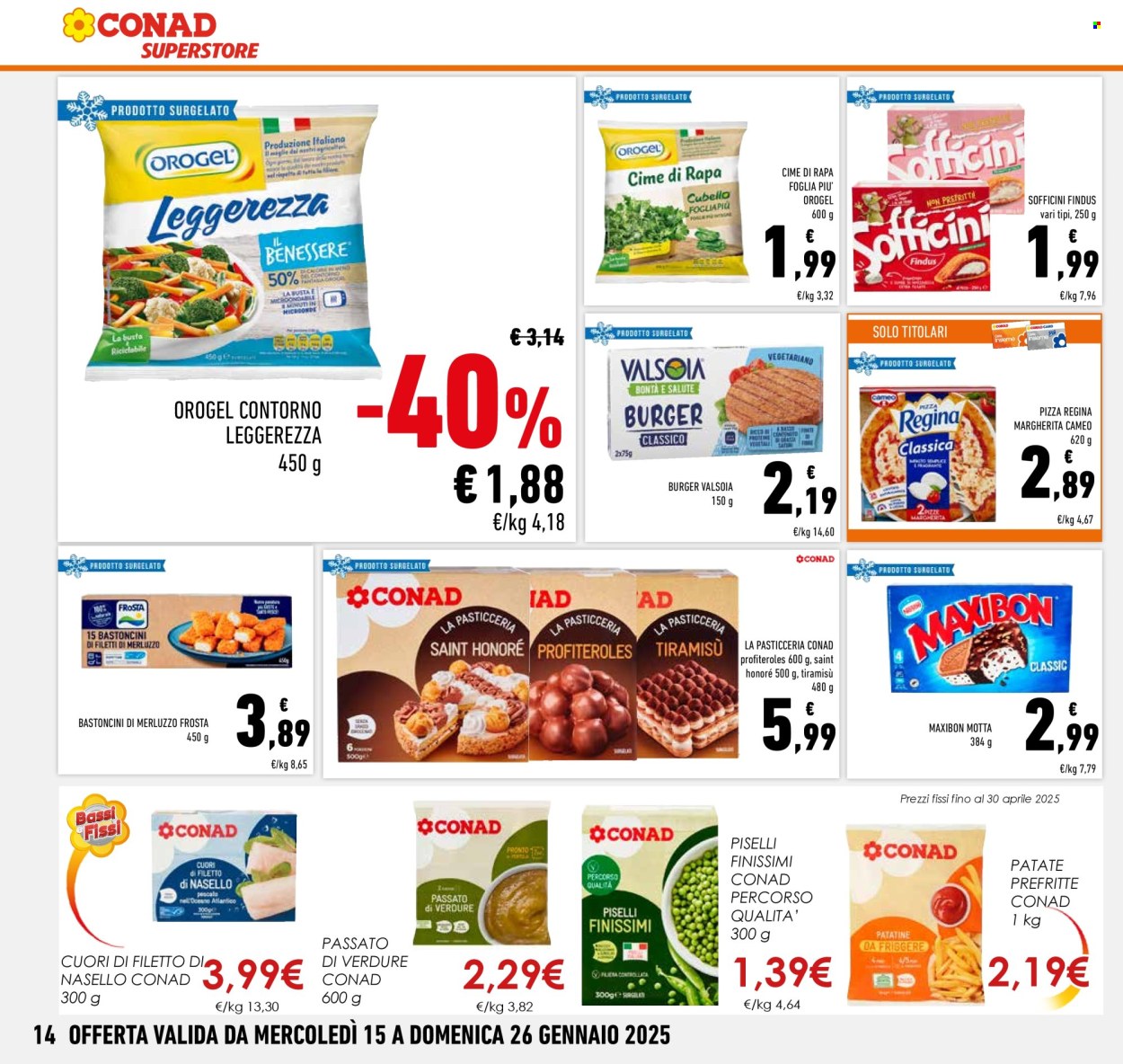 Volantino Conad Superstore - 15/1/2025 - 26/1/2025. Pagina 1