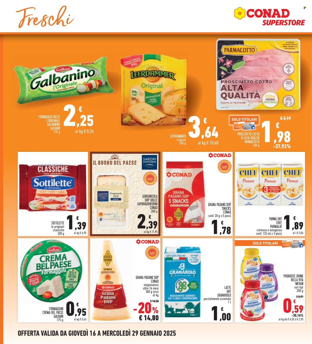 Volantino Conad - 16/1/2025 - 29/1/2025. Pagina 1