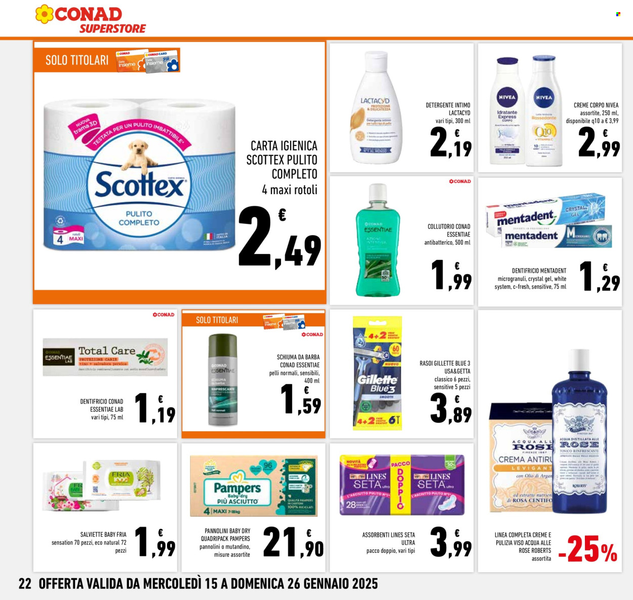 Volantino Conad Superstore - 15/1/2025 - 26/1/2025. Pagina 1