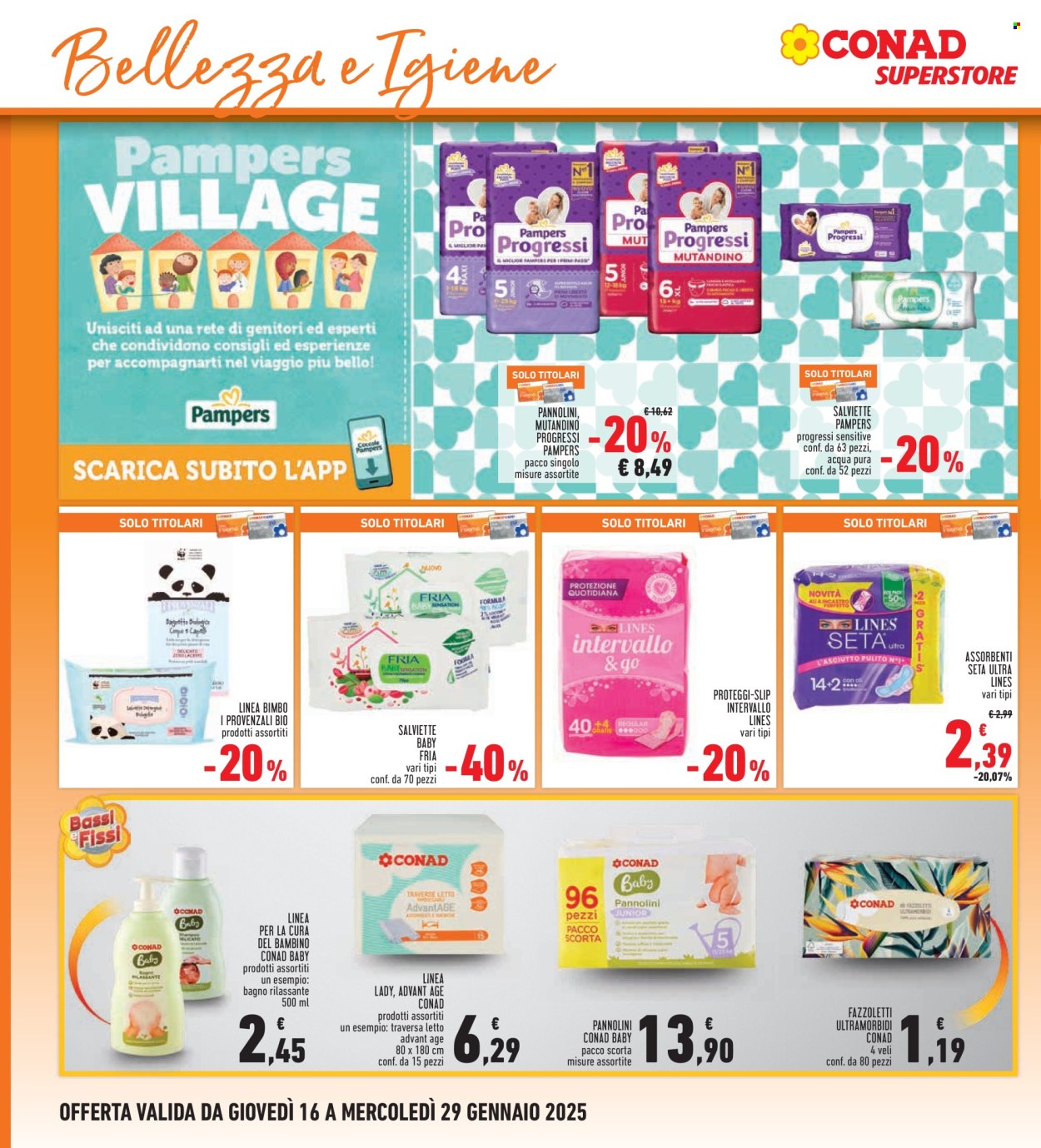 Volantino Conad Superstore - 16/1/2025 - 29/1/2025. Pagina 1