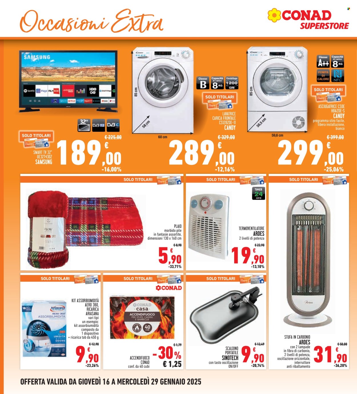 Volantino Conad Superstore - 16/1/2025 - 29/1/2025. Pagina 1