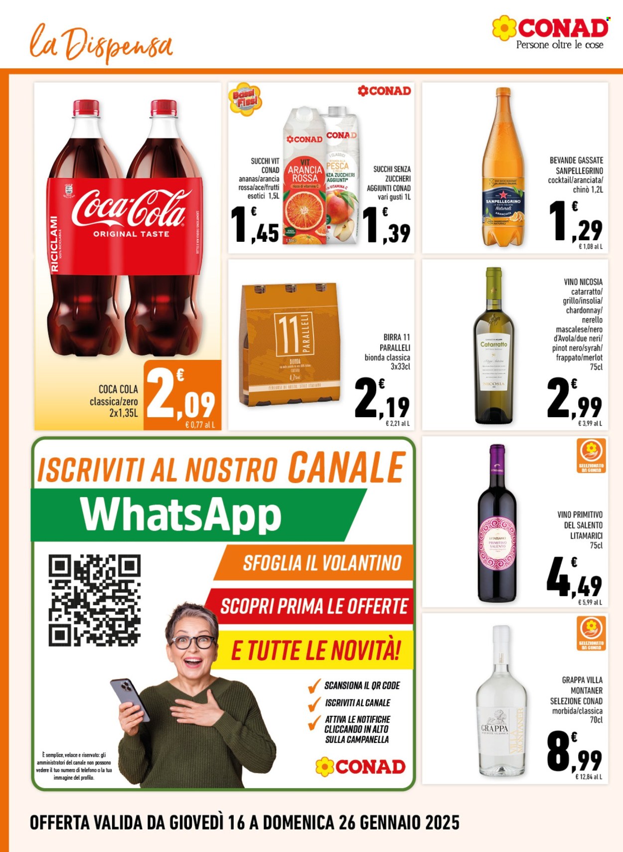 Volantino Conad - 16/1/2025 - 26/1/2025. Pagina 1