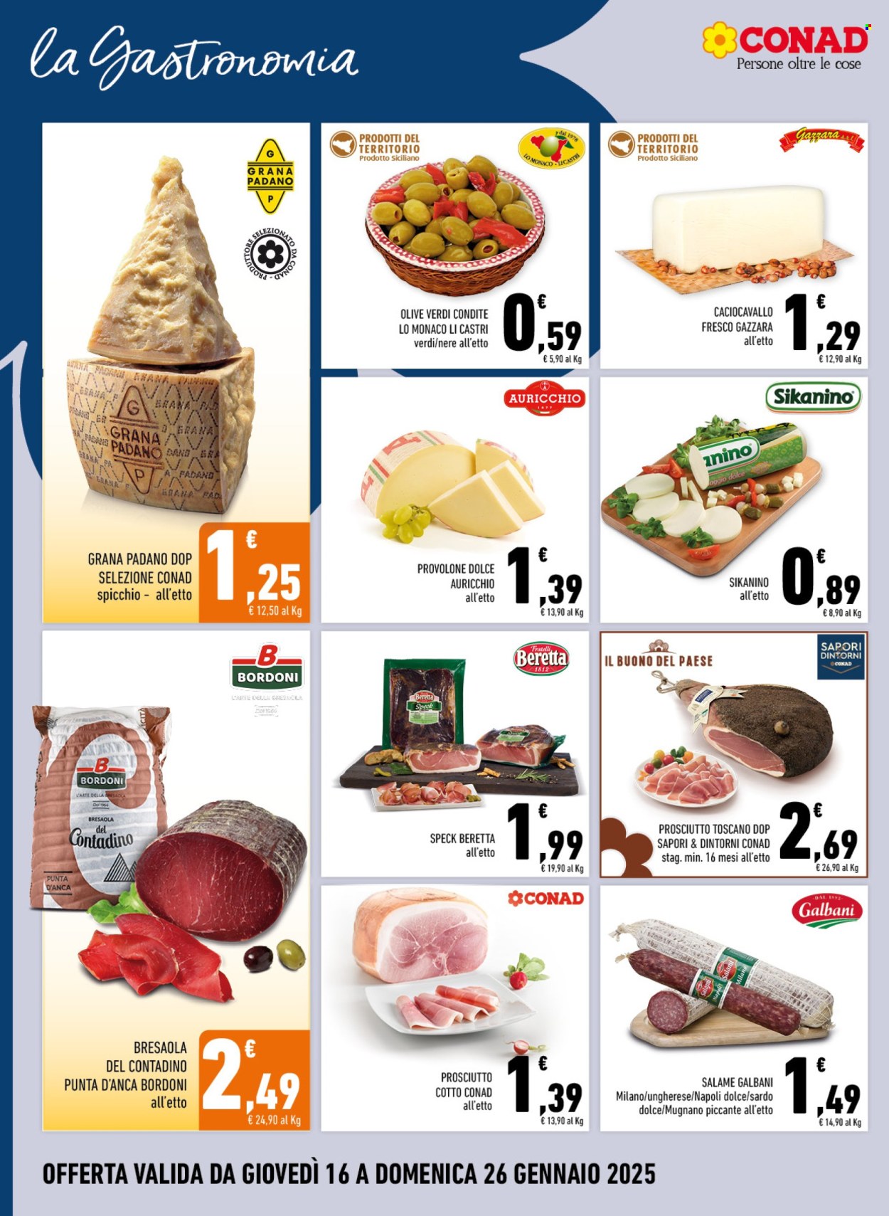 Volantino Margherita Conad - 16/1/2025 - 26/1/2025. Pagina 1