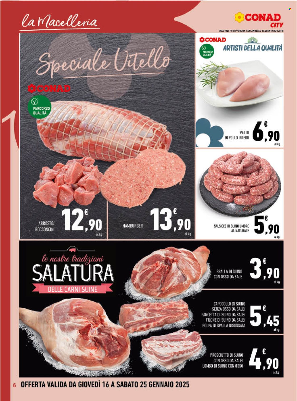 Volantino Conad - 16/1/2025 - 25/1/2025. Pagina 1