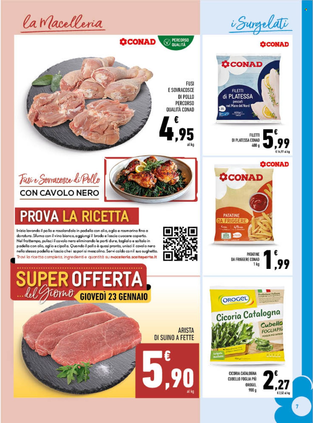 Volantino Conad - 16/1/2025 - 25/1/2025. Pagina 1