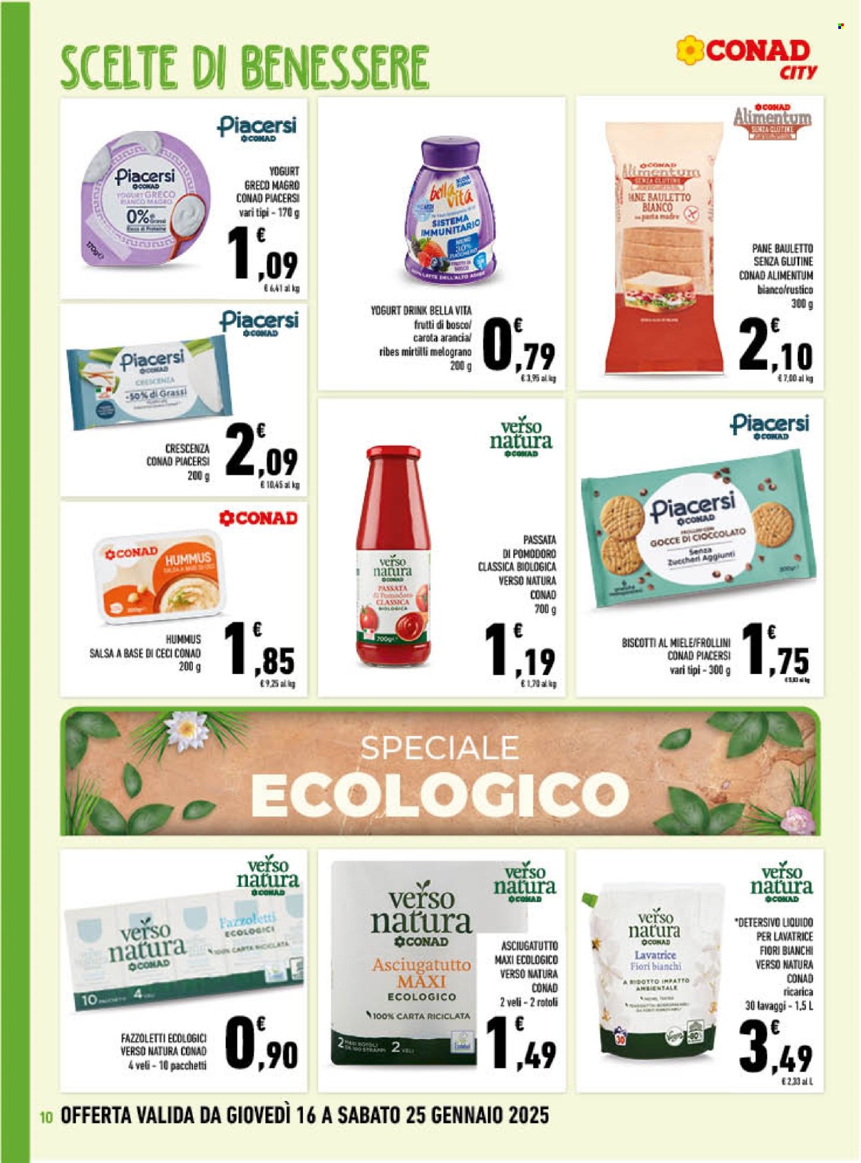 Volantino Conad City - 16/1/2025 - 25/1/2025. Pagina 1