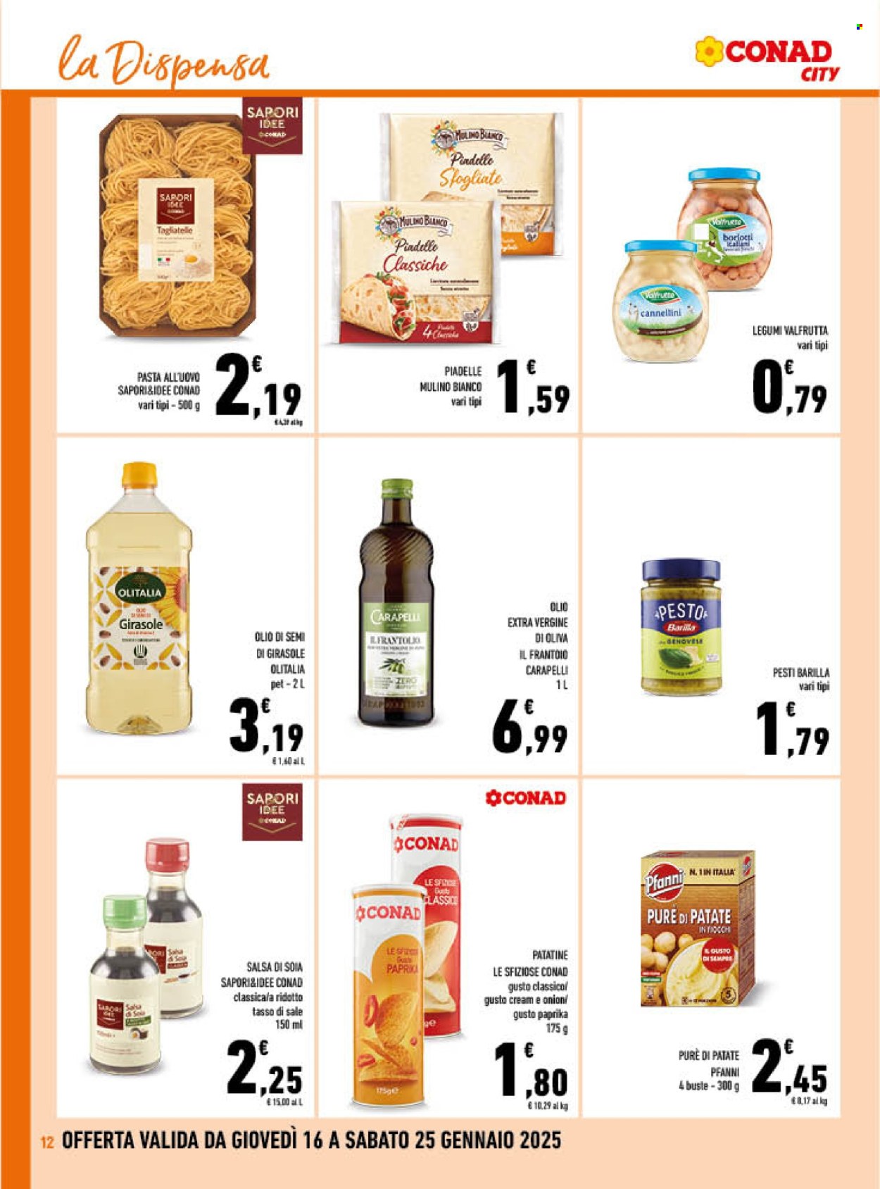 Volantino Conad City - 16/1/2025 - 25/1/2025. Pagina 1