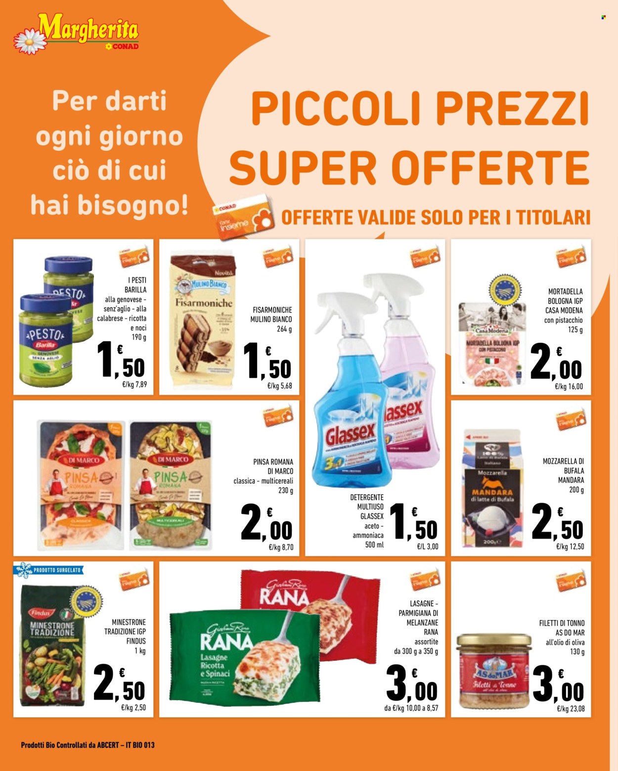 Volantino Margherita Conad - 14/1/2025 - 27/1/2025. Pagina 1