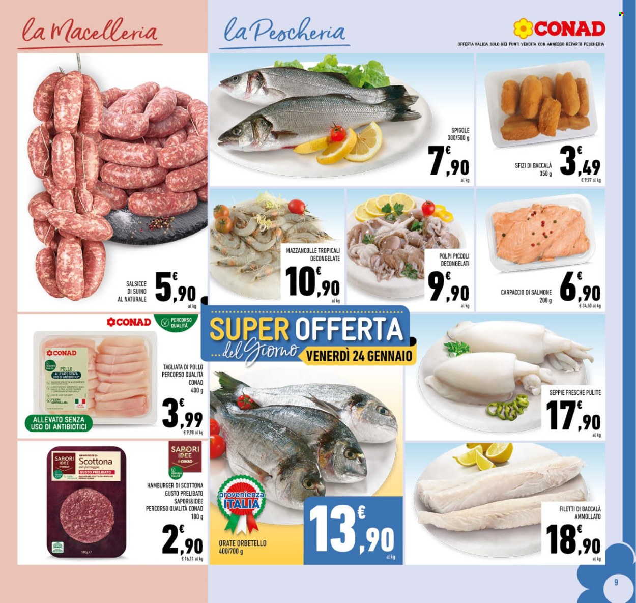 Volantino Conad - 15/1/2025 - 26/1/2025. Pagina 1