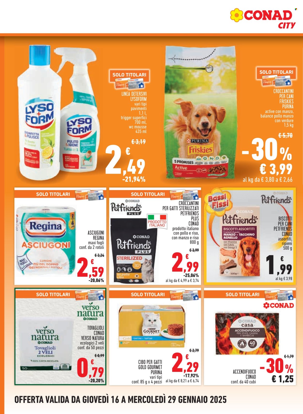 Volantino Conad - 16/1/2025 - 29/1/2025. Pagina 1