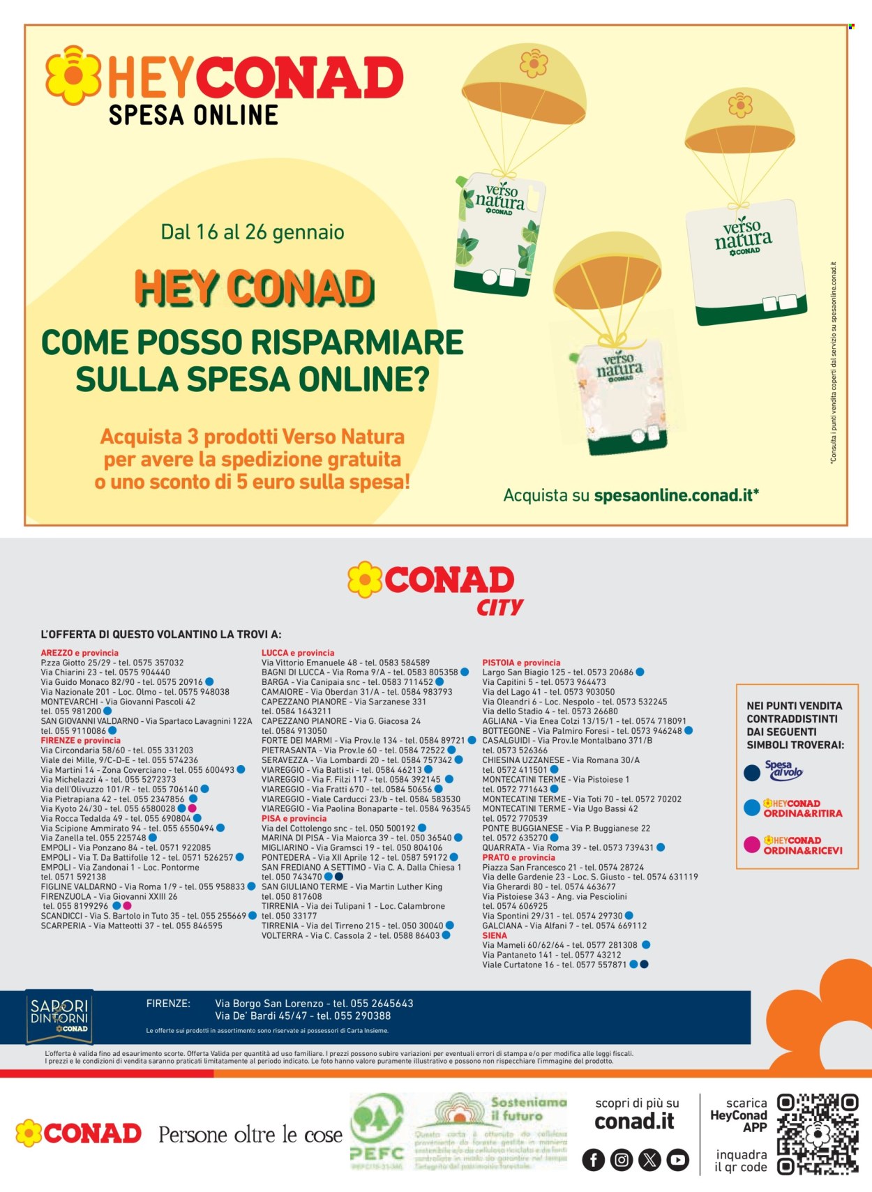 Volantino Conad - 16/1/2025 - 29/1/2025. Pagina 1