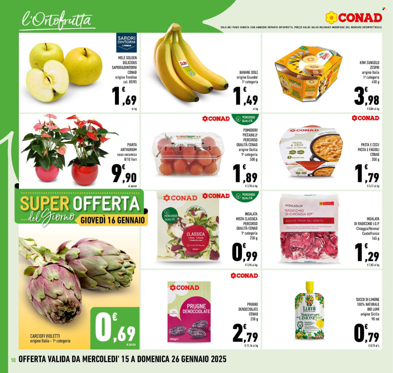 Volantino Conad - 15/1/2025 - 26/1/2025. Pagina 1