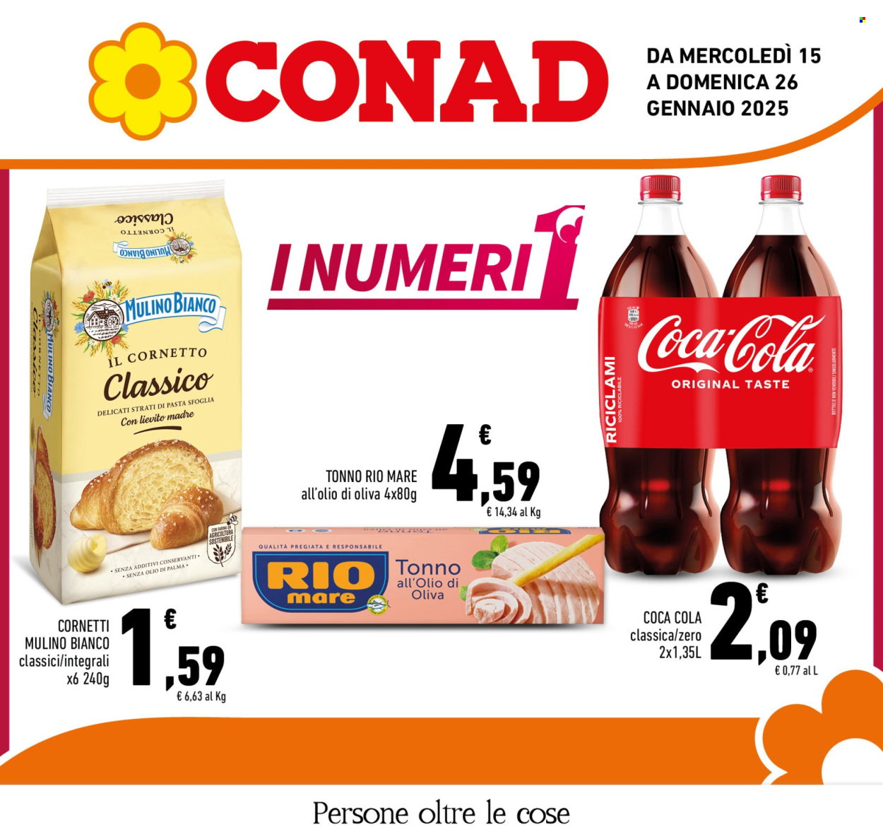 Volantino Conad - 15/1/2025 - 26/1/2025. Pagina 1