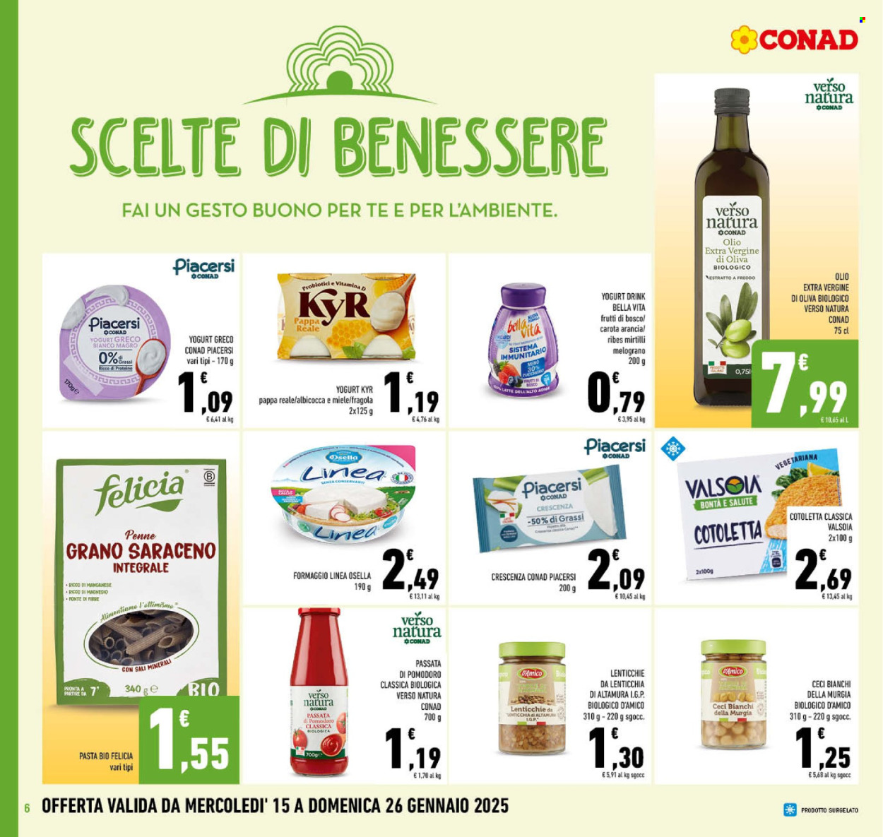 Volantino Conad - 15/1/2025 - 26/1/2025. Pagina 1