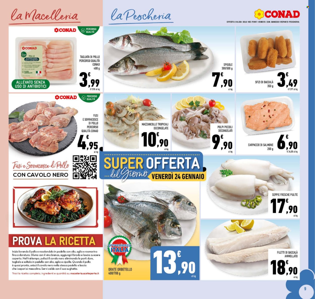 Volantino Conad - 15/1/2025 - 26/1/2025. Pagina 1