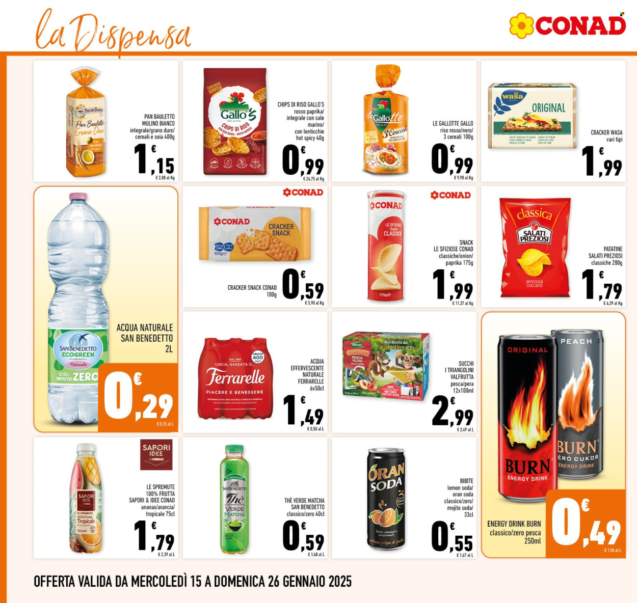 Volantino Conad - 15/1/2025 - 26/1/2025. Pagina 1