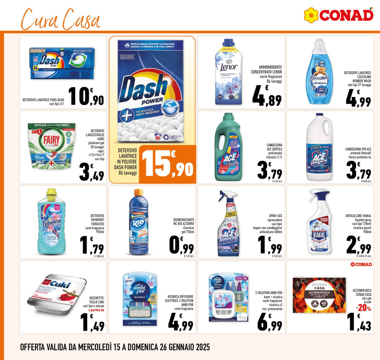 Volantino Conad - 15/1/2025 - 26/1/2025. Pagina 1