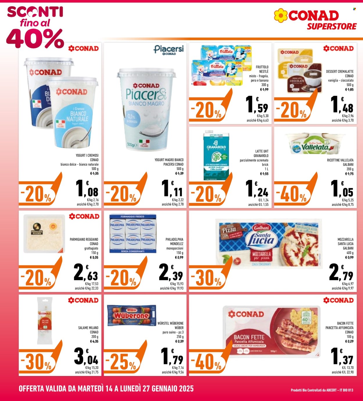 Volantino Conad Superstore - 14/1/2025 - 27/1/2025. Pagina 1