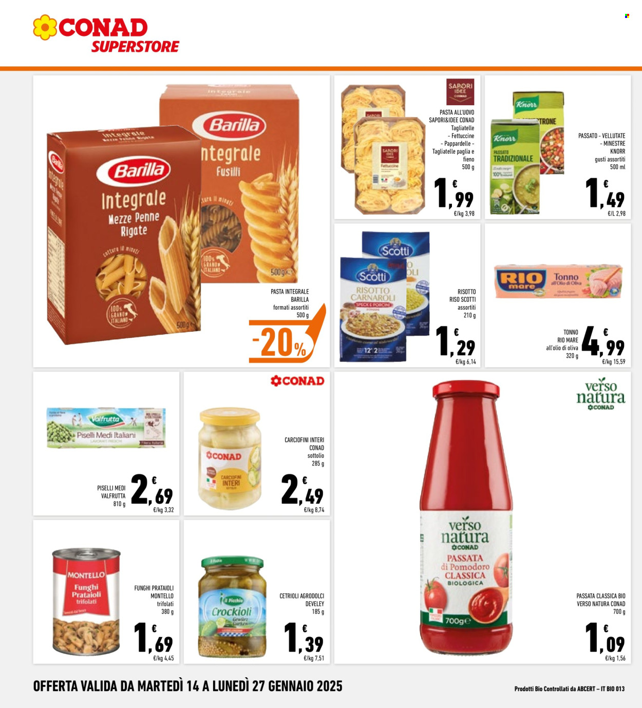 Volantino Conad Superstore - 14/1/2025 - 27/1/2025. Pagina 1