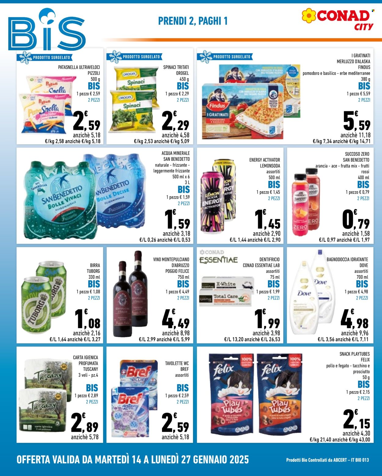 Volantino Conad - 14/1/2025 - 27/1/2025. Pagina 1