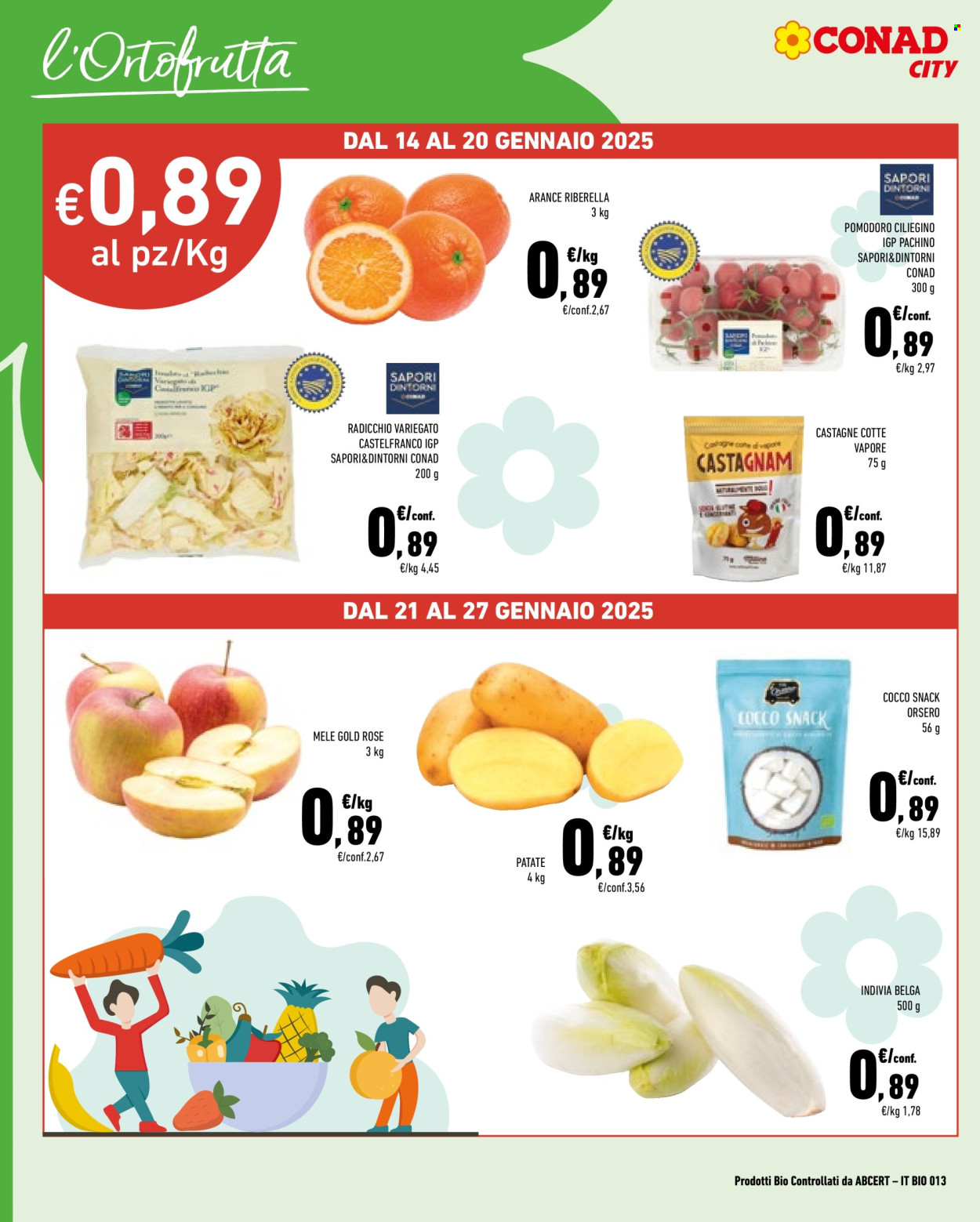 Volantino Conad - 14/1/2025 - 27/1/2025. Pagina 1