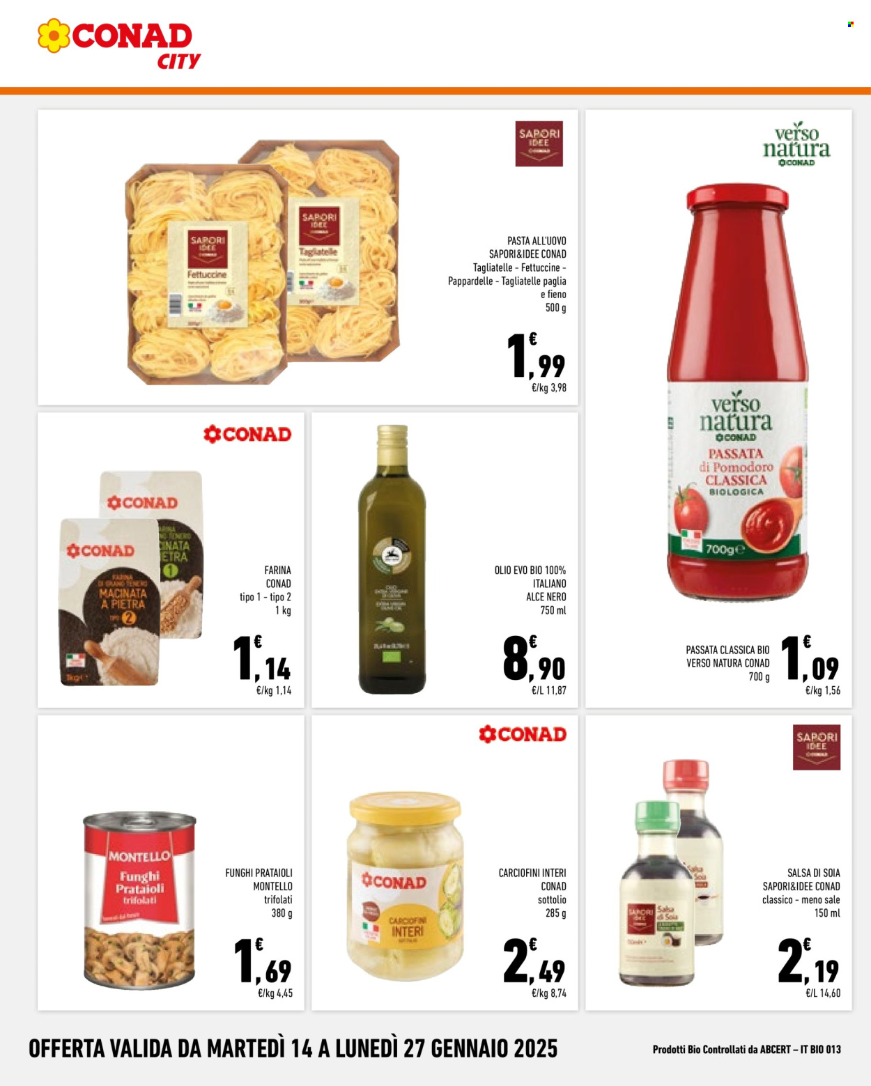 Volantino Conad - 14/1/2025 - 27/1/2025. Pagina 1