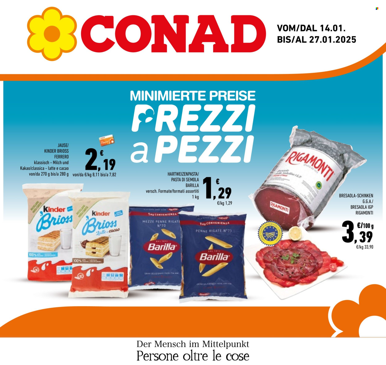 Volantino Conad - 14/1/2025 - 27/1/2025. Pagina 1