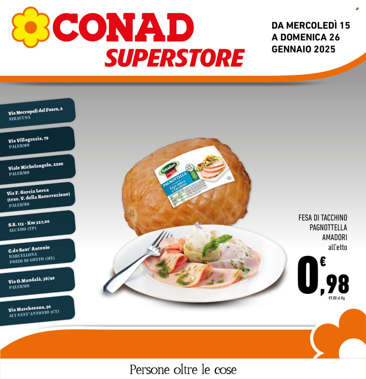 Volantino Conad Superstore - 15/1/2025 - 26/1/2025. Pagina 1