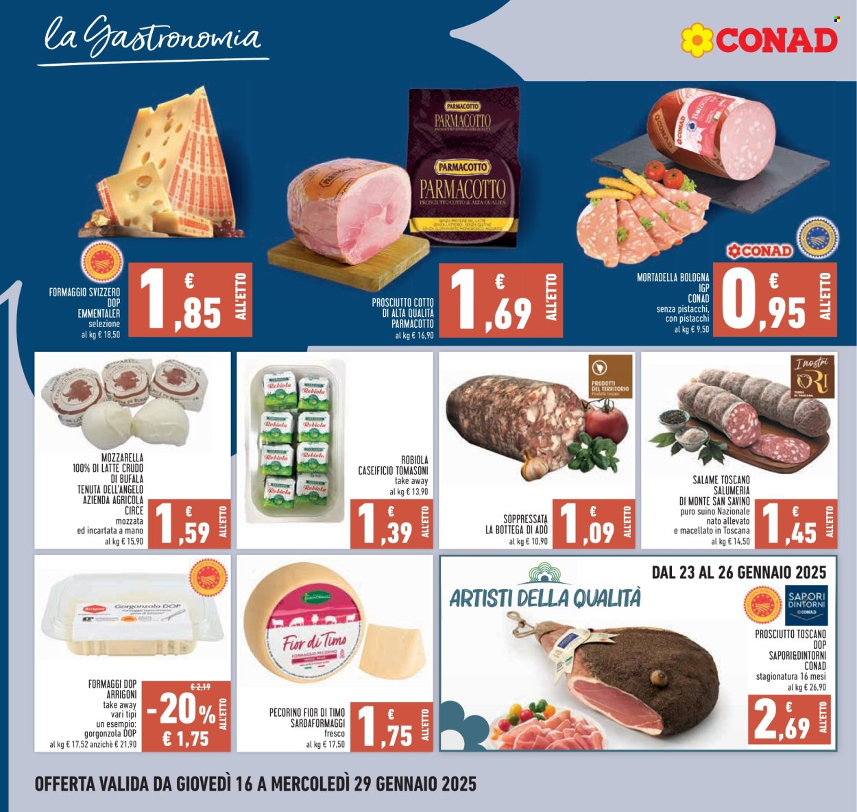 Volantino Conad - 16/1/2025 - 29/1/2025. Pagina 1