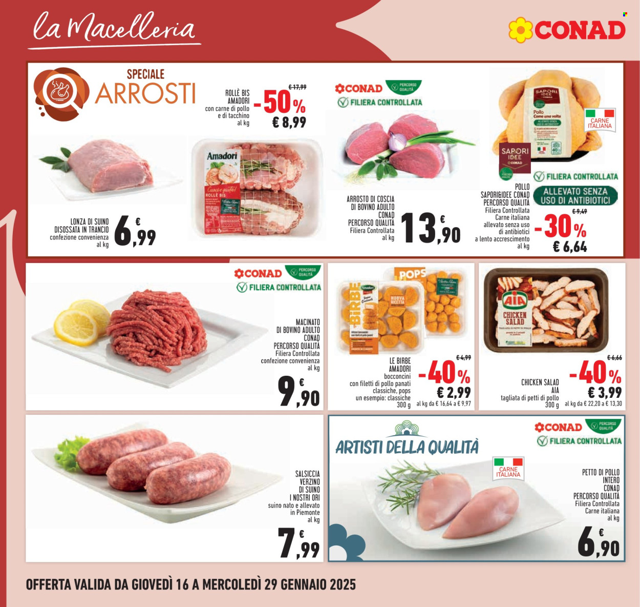 Volantino Conad - 16/1/2025 - 29/1/2025. Pagina 1