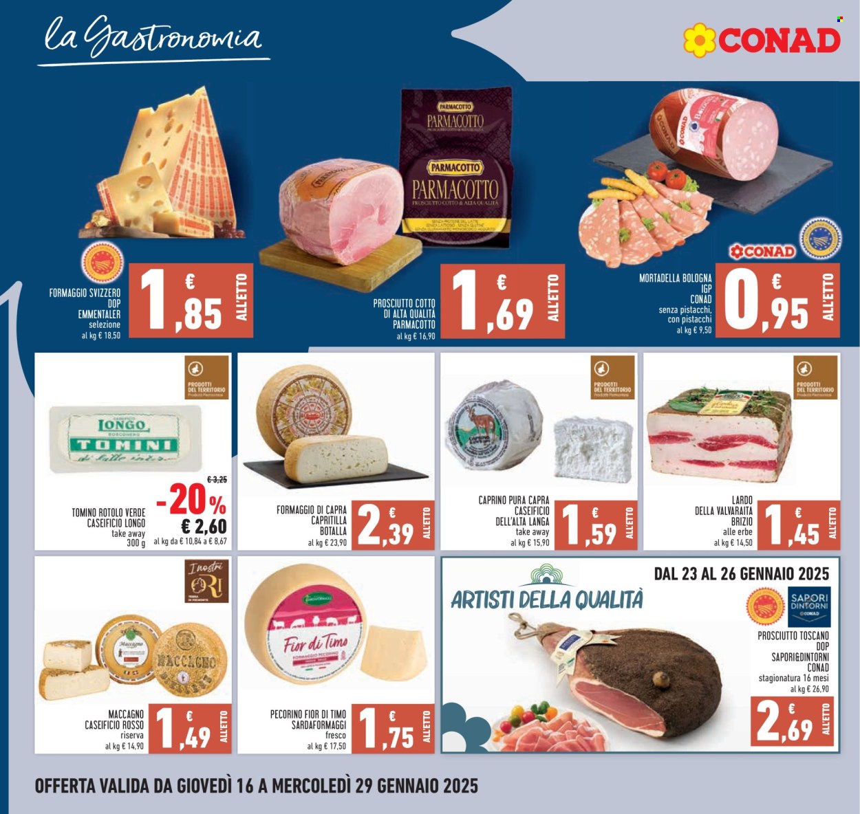 Volantino Conad - 16/1/2025 - 29/1/2025. Pagina 1