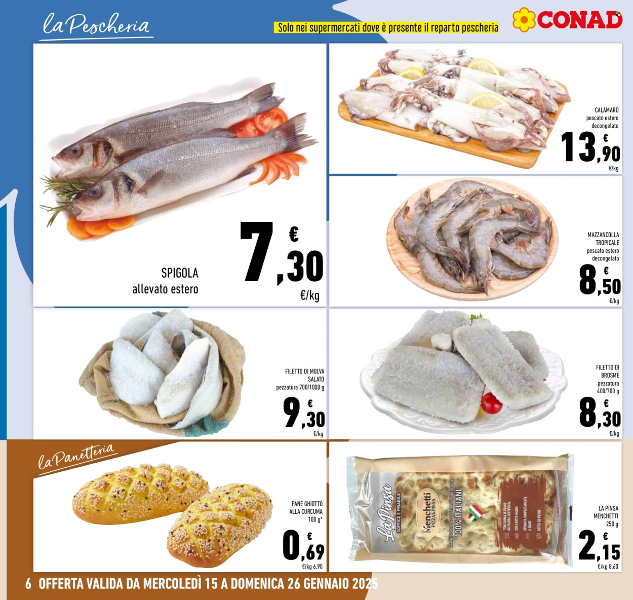 Volantino Conad - 15/1/2025 - 26/1/2025. Pagina 1