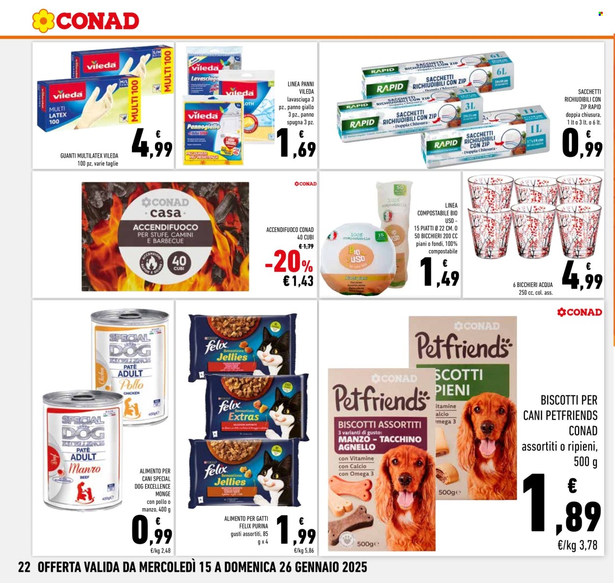 Volantino Conad - 15/1/2025 - 26/1/2025. Pagina 1