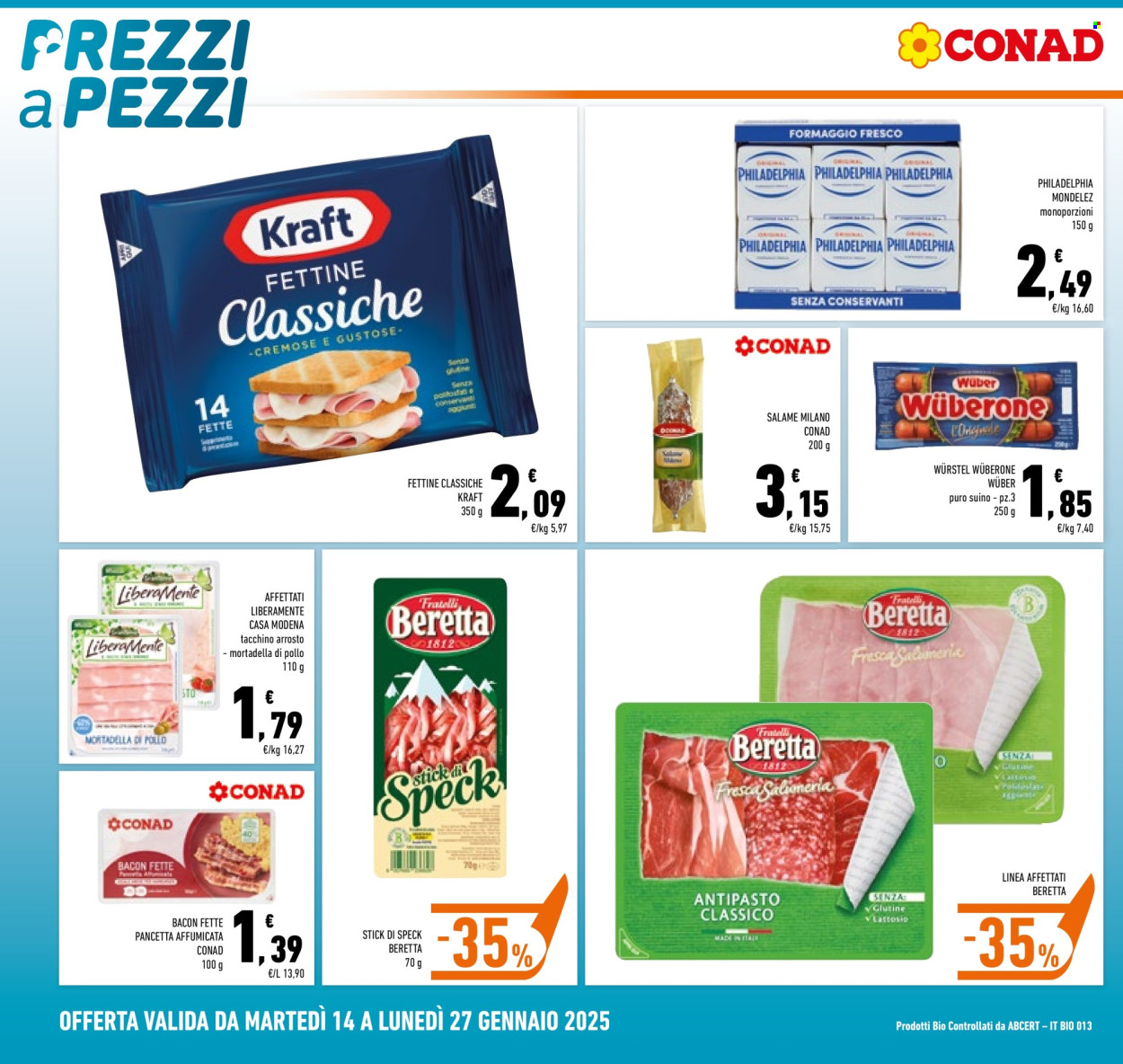 Volantino Conad - 14/1/2025 - 27/1/2025. Pagina 1