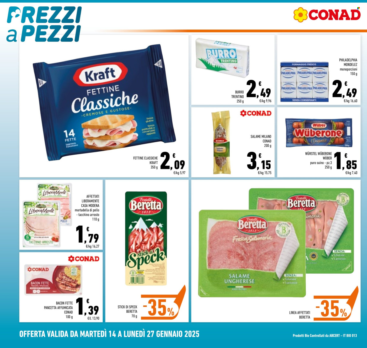 Volantino Conad - 14/1/2025 - 27/1/2025. Pagina 1