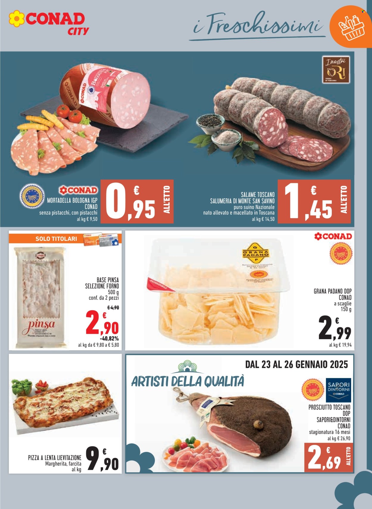 Volantino Conad City - 16/1/2025 - 29/1/2025. Pagina 1