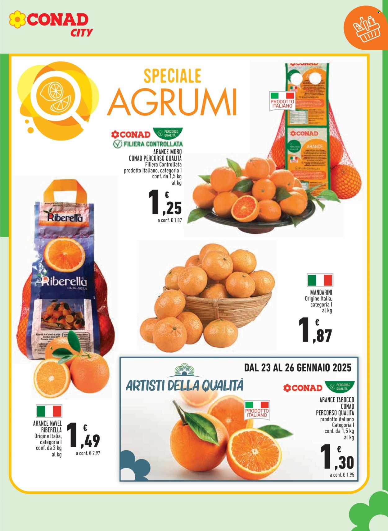 Volantino Conad - 16/1/2025 - 29/1/2025. Pagina 1