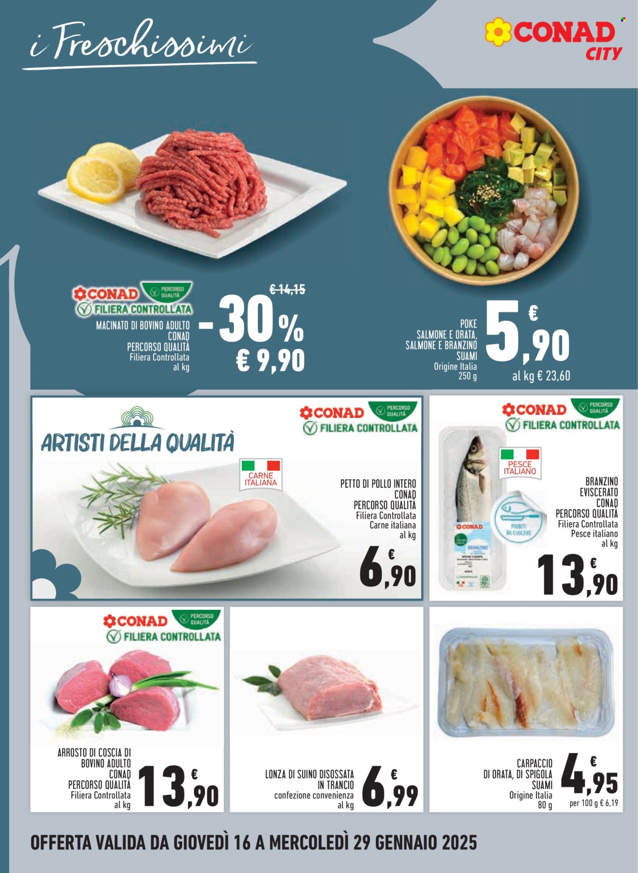 Volantino Conad - 16/1/2025 - 29/1/2025. Pagina 1