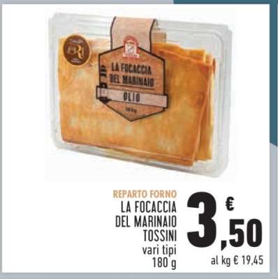 La Focaccia del Marinaio Tossini