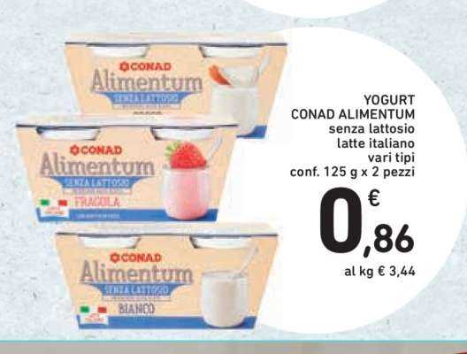 Yogurt Conad Alimentum