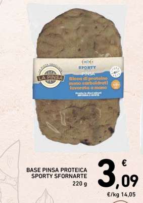 BASE PINSA PROTEICA SPORTY SFORNARTE