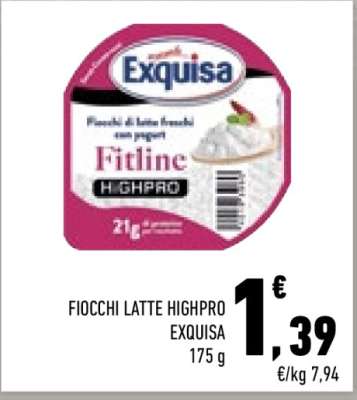 FIOCCHI LATTE HIGHPRO EXQUISA