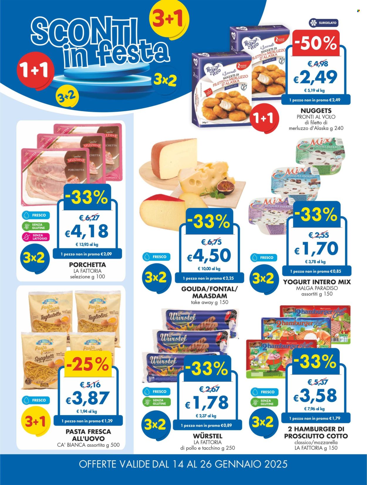 Volantino MD Discount - 14/1/2025 - 26/1/2025. Pagina 1