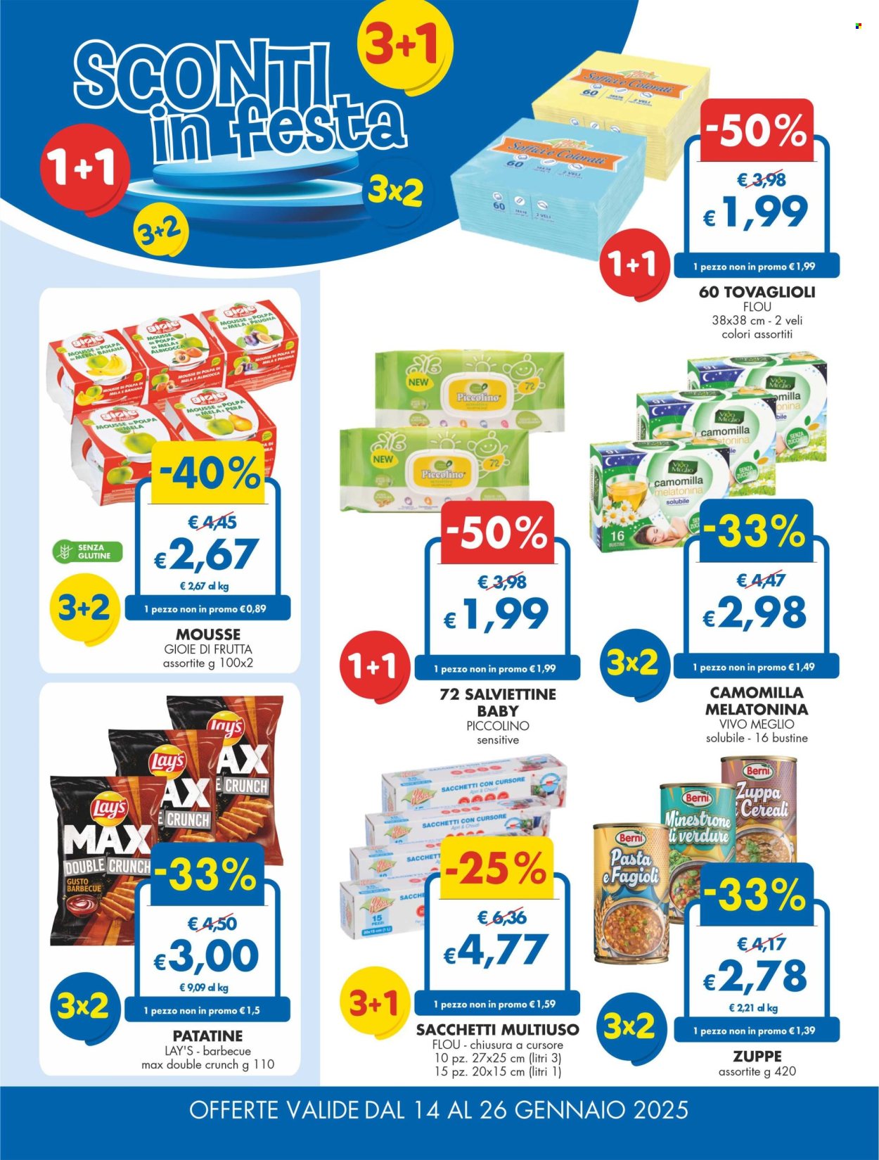 Volantino MD Discount - 14/1/2025 - 26/1/2025. Pagina 1