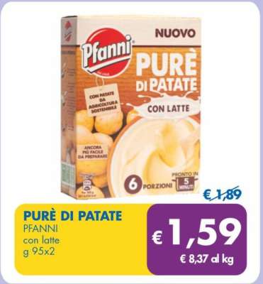 PFANNI PURÈ DI PATATE 190 g