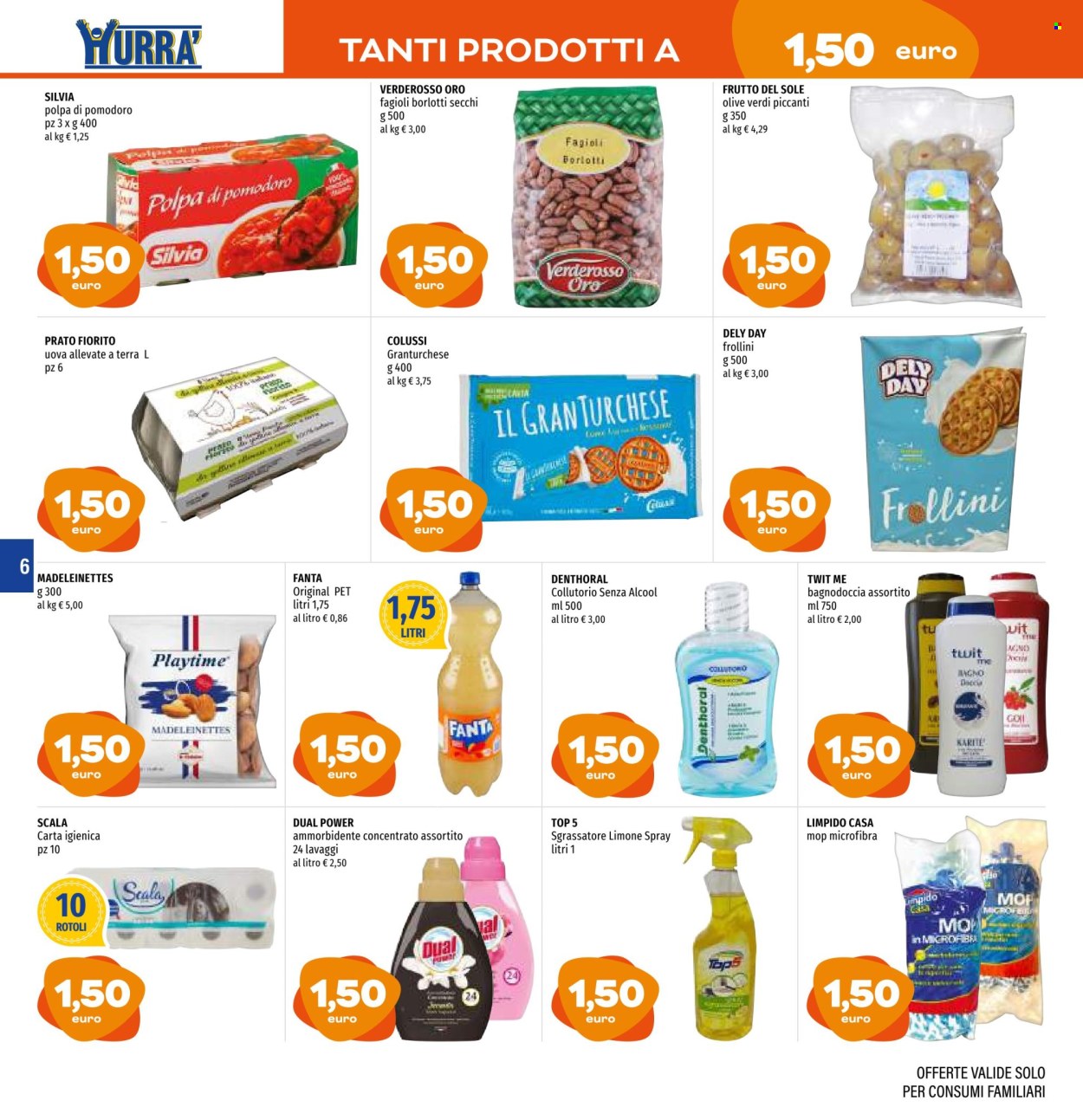 Volantino Hurrà Discount - 16/1/2025 - 29/1/2025. Pagina 1