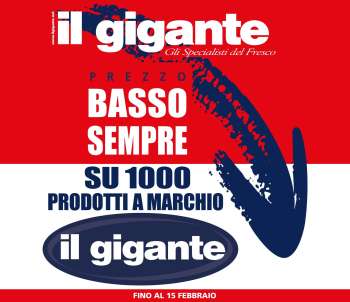 Volantino Il Gigante - 15/1/2025 - 15/2/2025.