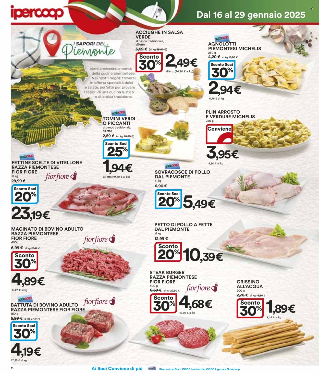 Volantino Coop - 16/1/2025 - 29/1/2025. Pagina 1