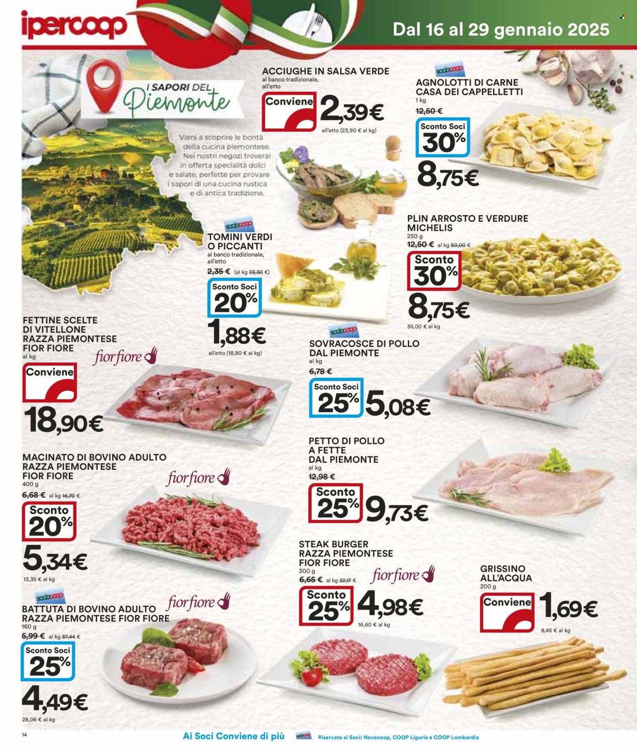 Volantino Coop - 16/1/2025 - 29/1/2025. Pagina 1